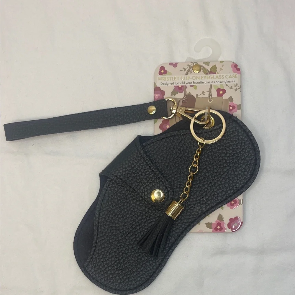 Clip-On Eyeglass Case Black